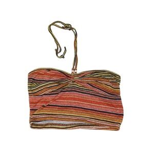 Women’s colorful Striped Halter Top